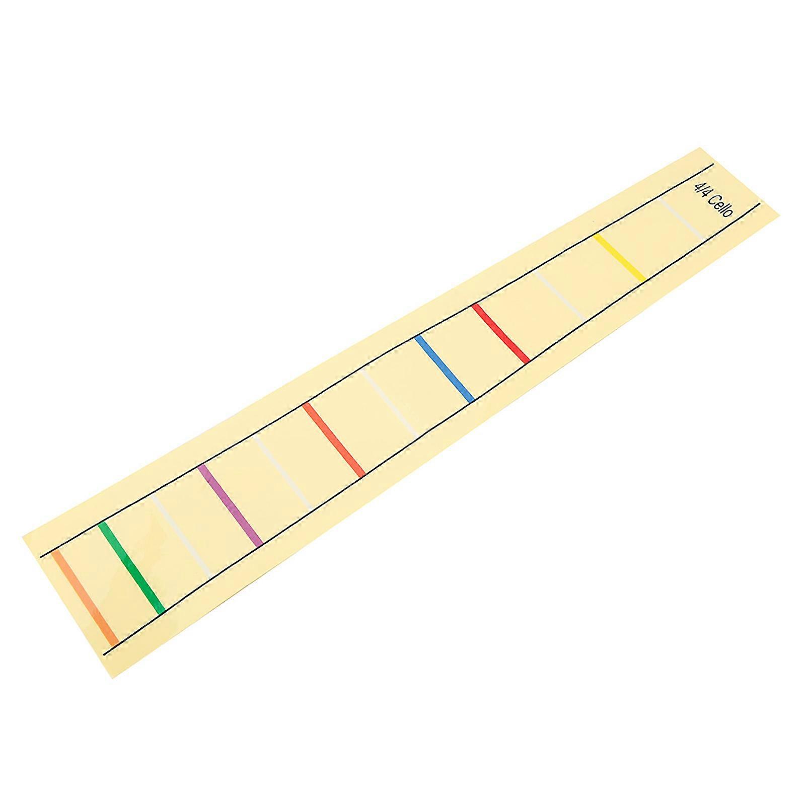 Practical Fret Board Label Sticker Finger Position Marker for Cello Practice Beginners(4/4)