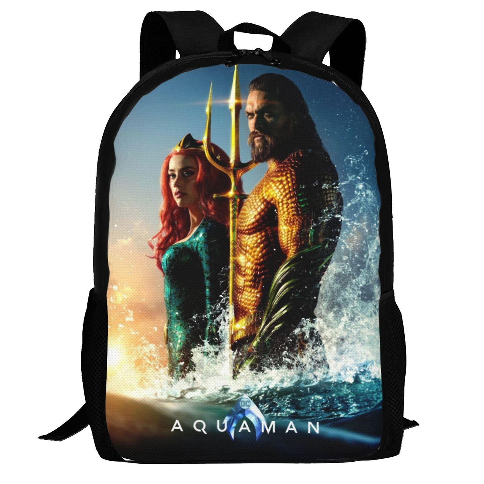 Aquaman Backpack,Laptop Backpack Lightweight Casual DaypackMulti-Function Travel Backpack