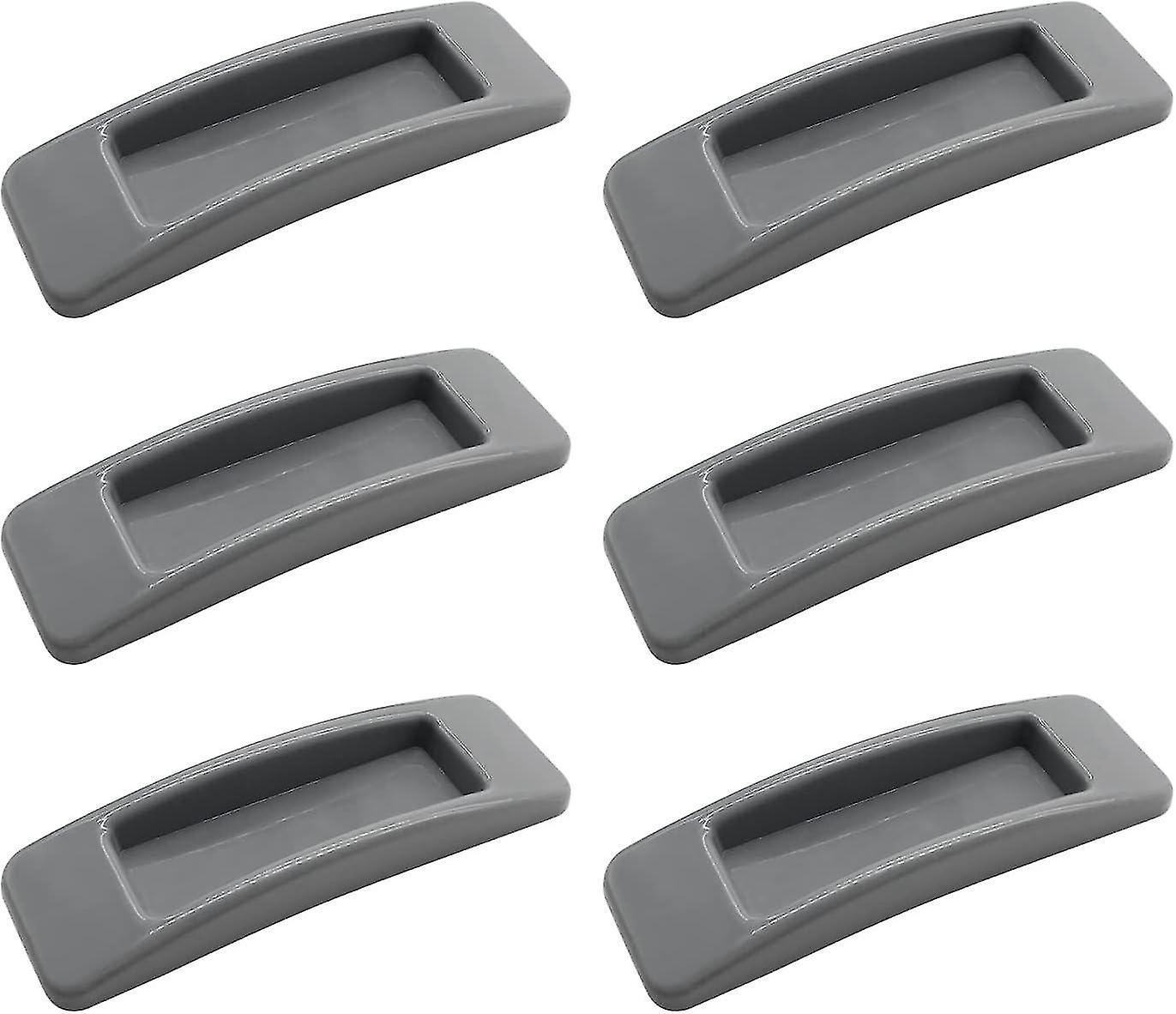 6 Pack Self-adhesive Safety Handles for Sliding Door, Easy to Open, Instant Pull, Drawer Handle, Sel