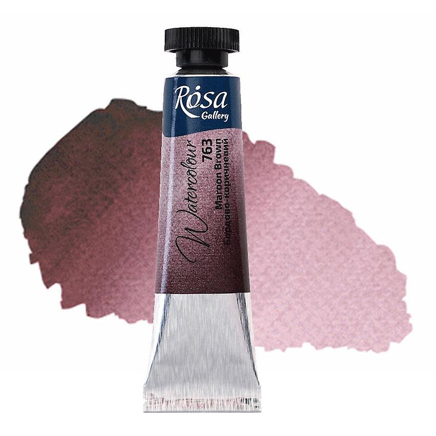 ROSA Gallery Watercolour Paint 10ml, 763 Maroon Brown