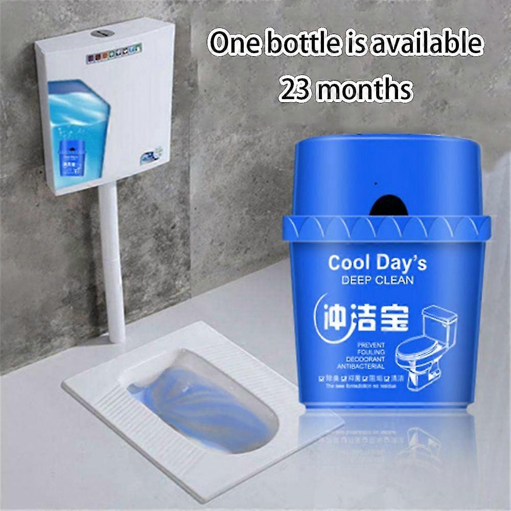1-3pcs Automatic Toilet Bowl Cleaner Stain Remover Kill 99.9% Of Household Bacteria 2500 Times Flushes No More Dirty Toilet Brushes