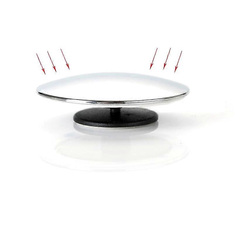 2Pcs Universal Car Blind Spot Mirror Frameless 360 Degree Wide Angle Telescopic Inspection Parking Mirror Car Accessories