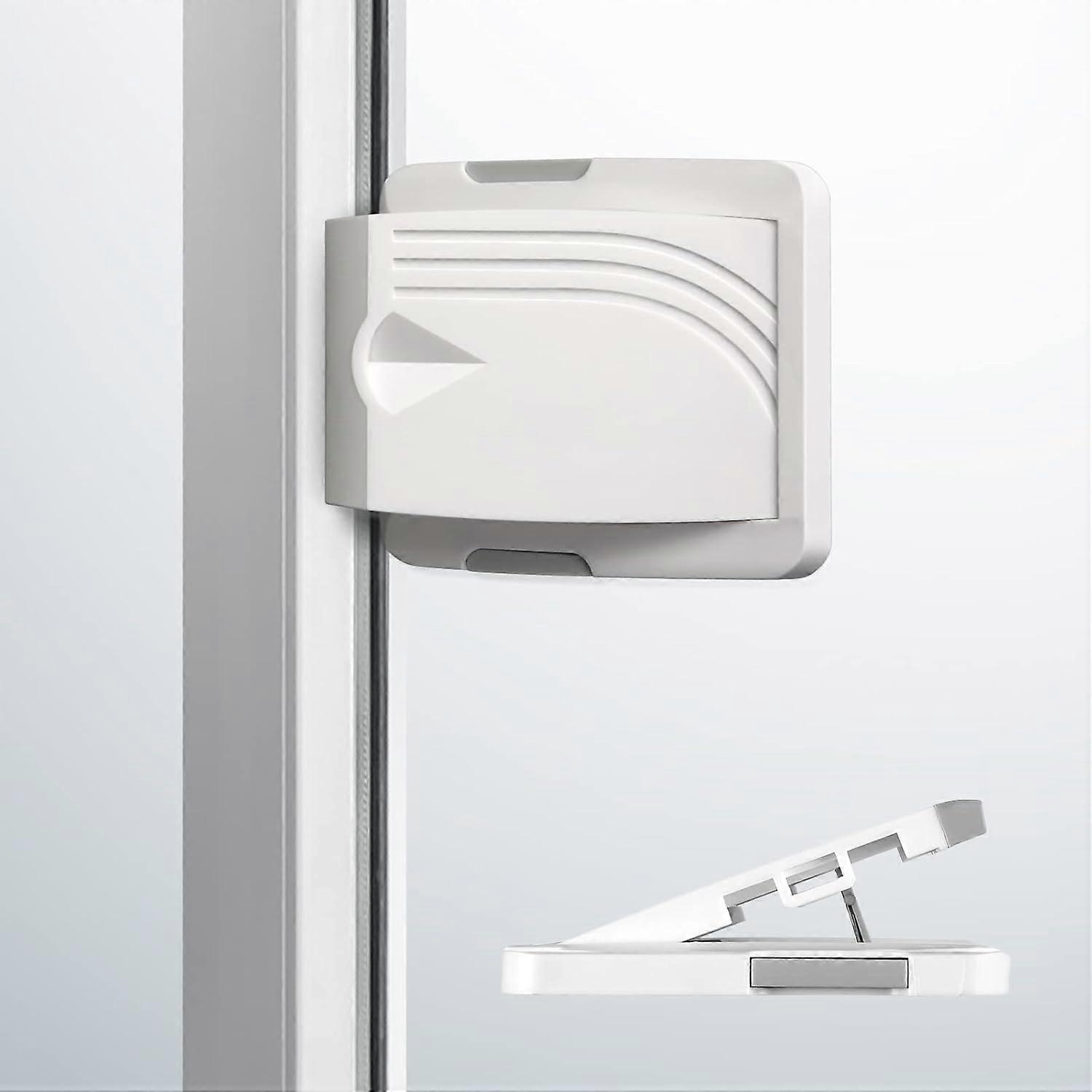 2 Pack Sliding Glass Door Child LockSafety Slide Door Window Locks for Sliding Window, Sliding Door,Patios,etc.Easy Installation Provides More Securi