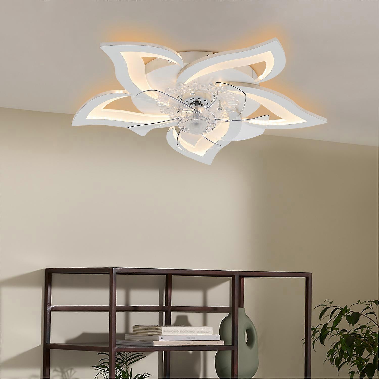 Flower Shape LED Ceiling Fan Light