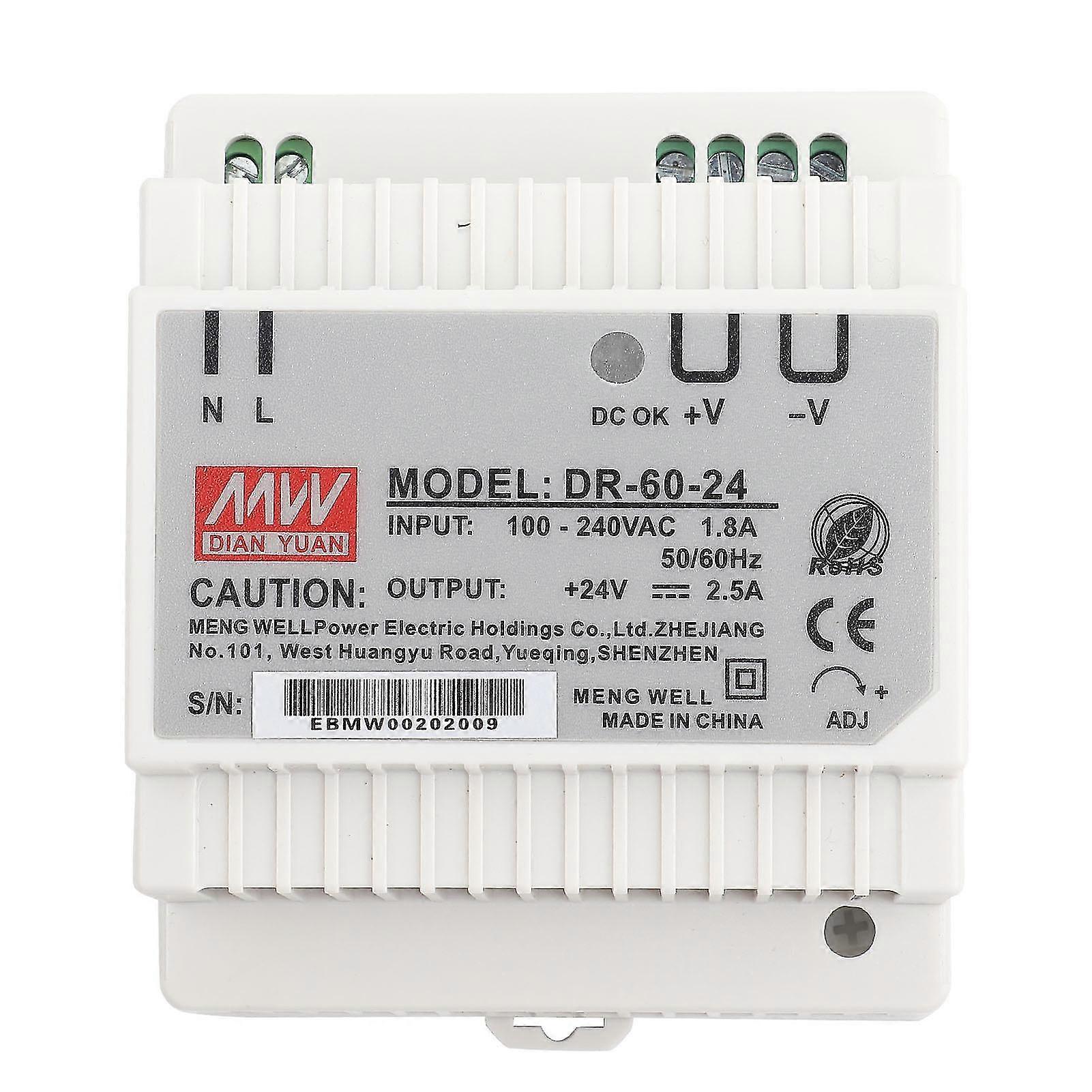 DR-60-24 60W Single Output 24V Din Rail Power Supply AC/DC Switching Power Supply