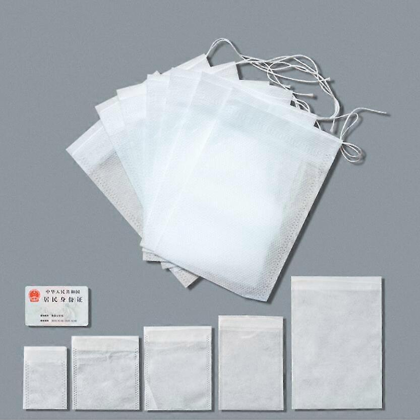 500pcs שקיקי תה 8 x10 10x12 ס"מ שקיקי תה ריחניים ריקים עם מסנן חותם ריפוי מחרוזת שקיות תה חד פעמיות לתה בתפזורת עשבי תיבול