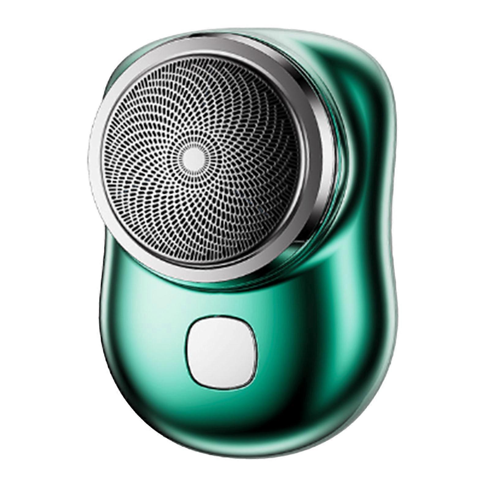 Men Beard Trimmer Portable Compact Rechargeable Beard Cutter Mini Pocket Trimmer Blue