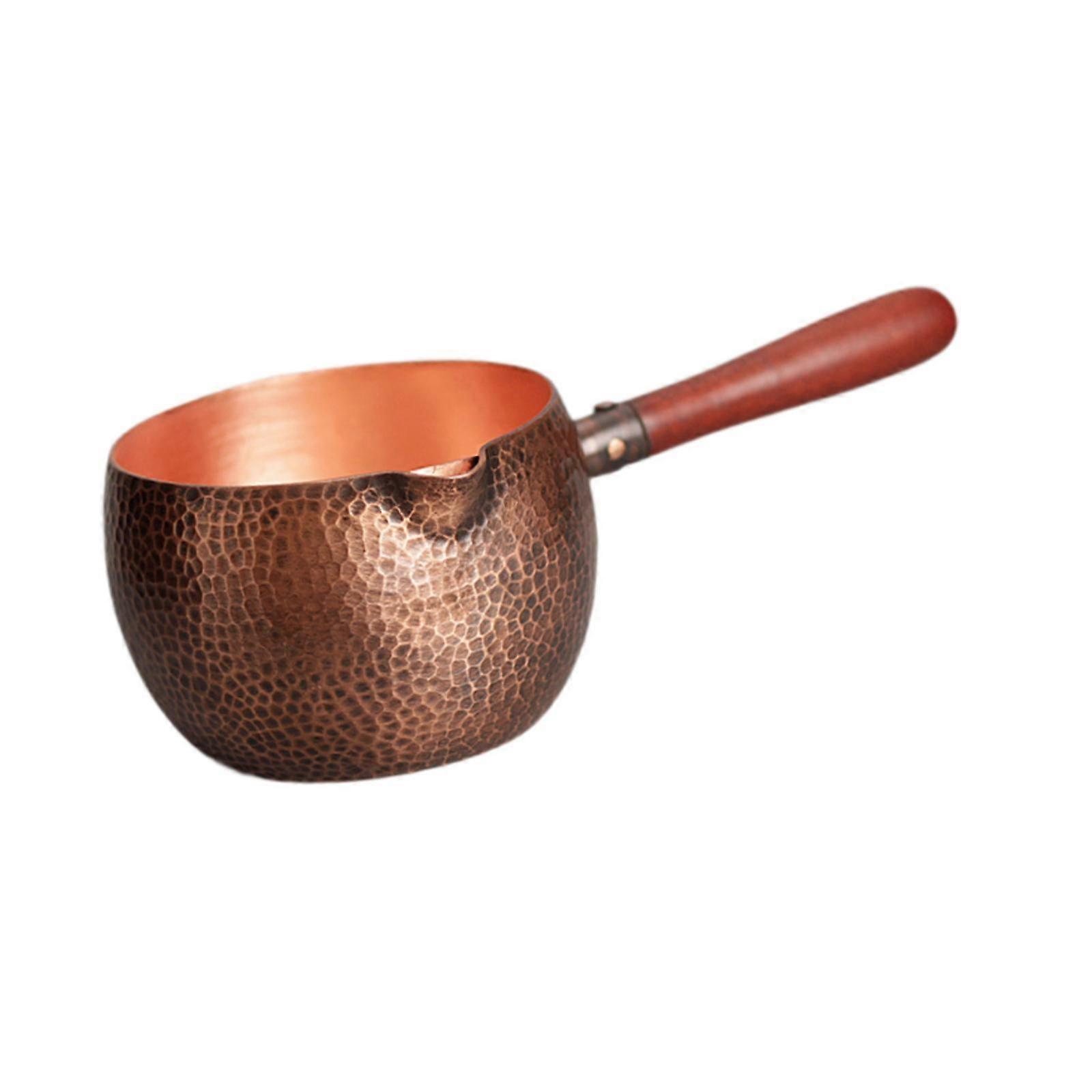 0.6L Bakır Çaydanlık Süt Sürahi Mutfak Kamp Otel A için Taşınabilir Drinkware