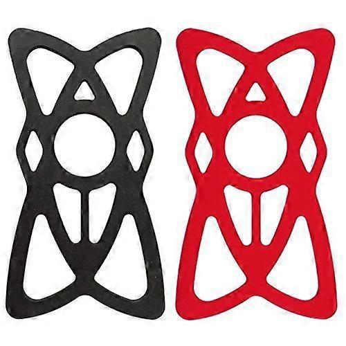 Mobile Phone Stands Bike Motorcycle Phone Mount Tether - X Web Grip Silicone Cell Phone Holder Band - Universal Elastic Rubber Security Strap