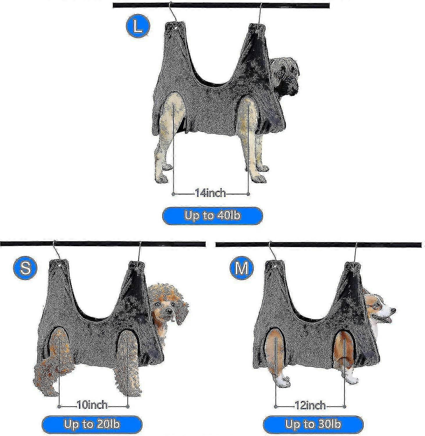 2 In 1 Pet Grooming Nail Trimming Hammock Helper Drying Towel Restraint Bag