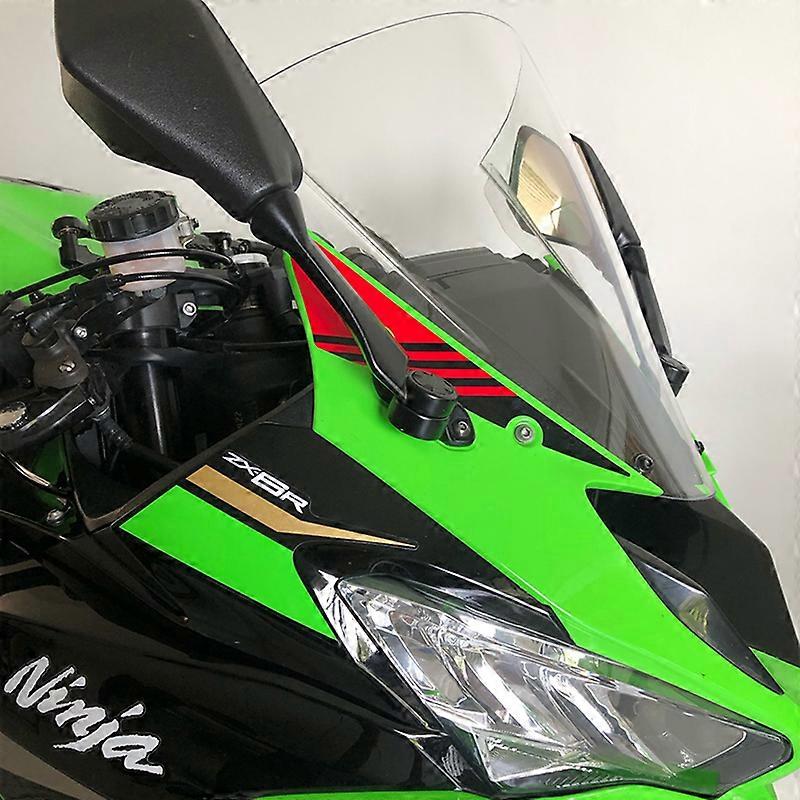 Pare-brise Moto Pour Kawasaki ZX6R ZX-6R (2009-2023) – Protection Vent/débris, Design élégant