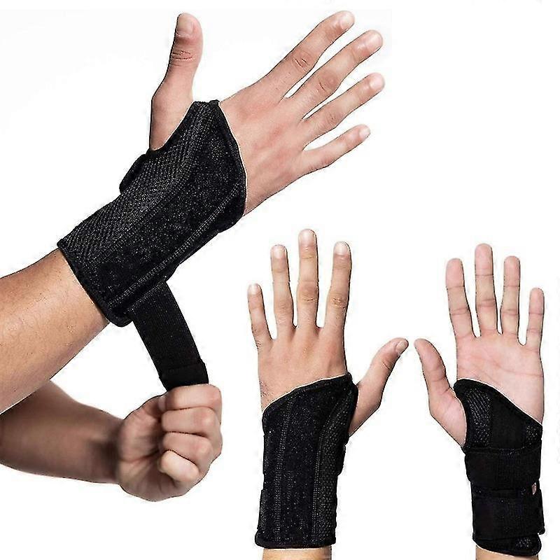 Carpal Tunnel Wrist Brace, Breathable Wrist Splint Brace Night Support Adjustable Straps For Tendonitis Arthritis
