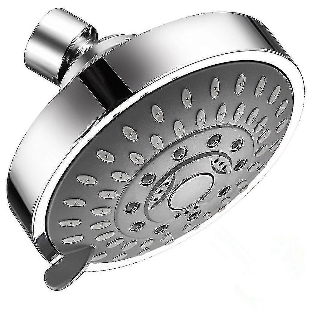 High Pressure 4 Inch 5 Setting Adjustable Shower Head