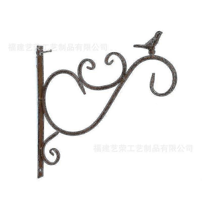 Iron Flower Basket Bracket Flower Hanger Hook T Riangle Bracket Flower Hook