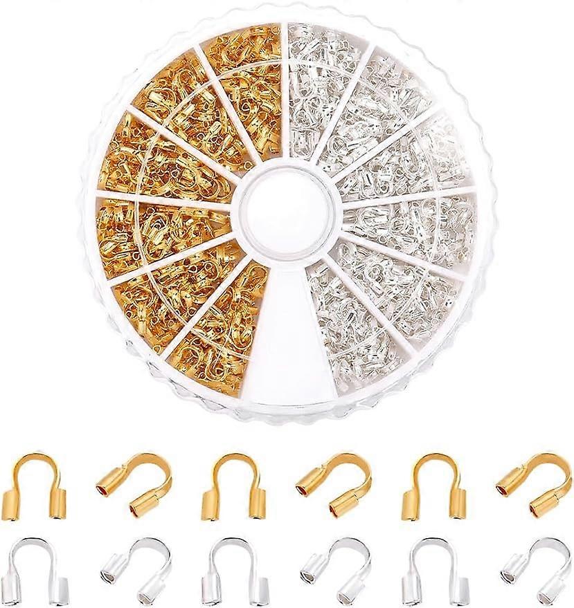 540pcs Brass Wire Guardian Cable Protector U Shape Wire Guard Loops