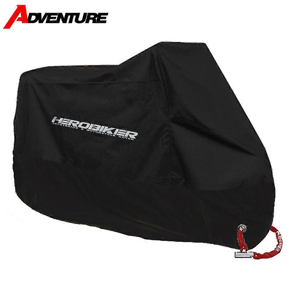 כיסוי אופנוע עמיד למים אוניברסלי חיצוני מגן UV קטנוע-MCZ001 אדום