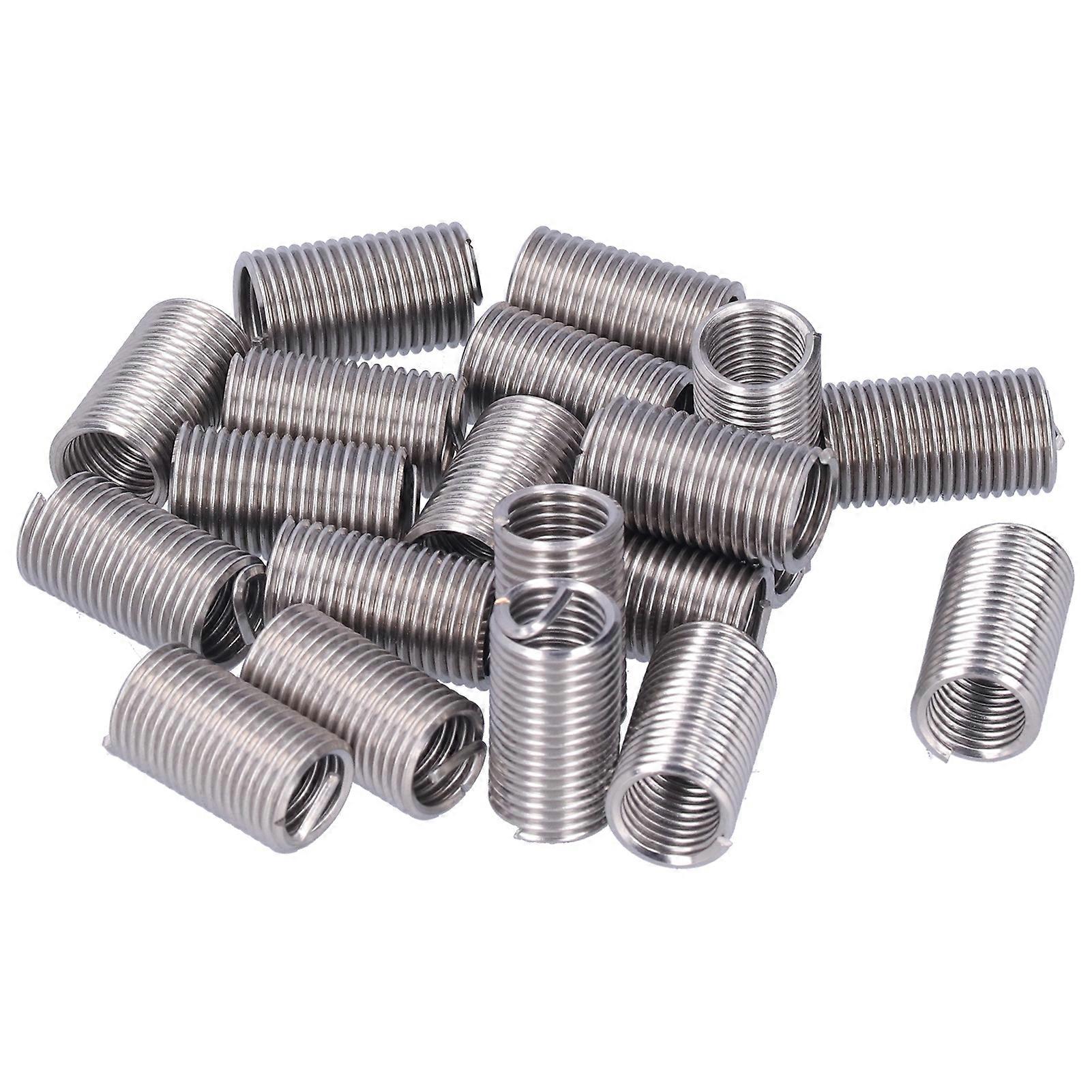 20Pcs Thread Repair M12 x 1.75 Wire Threaded Insert Nut Coiled Wire Extension Consumables3D