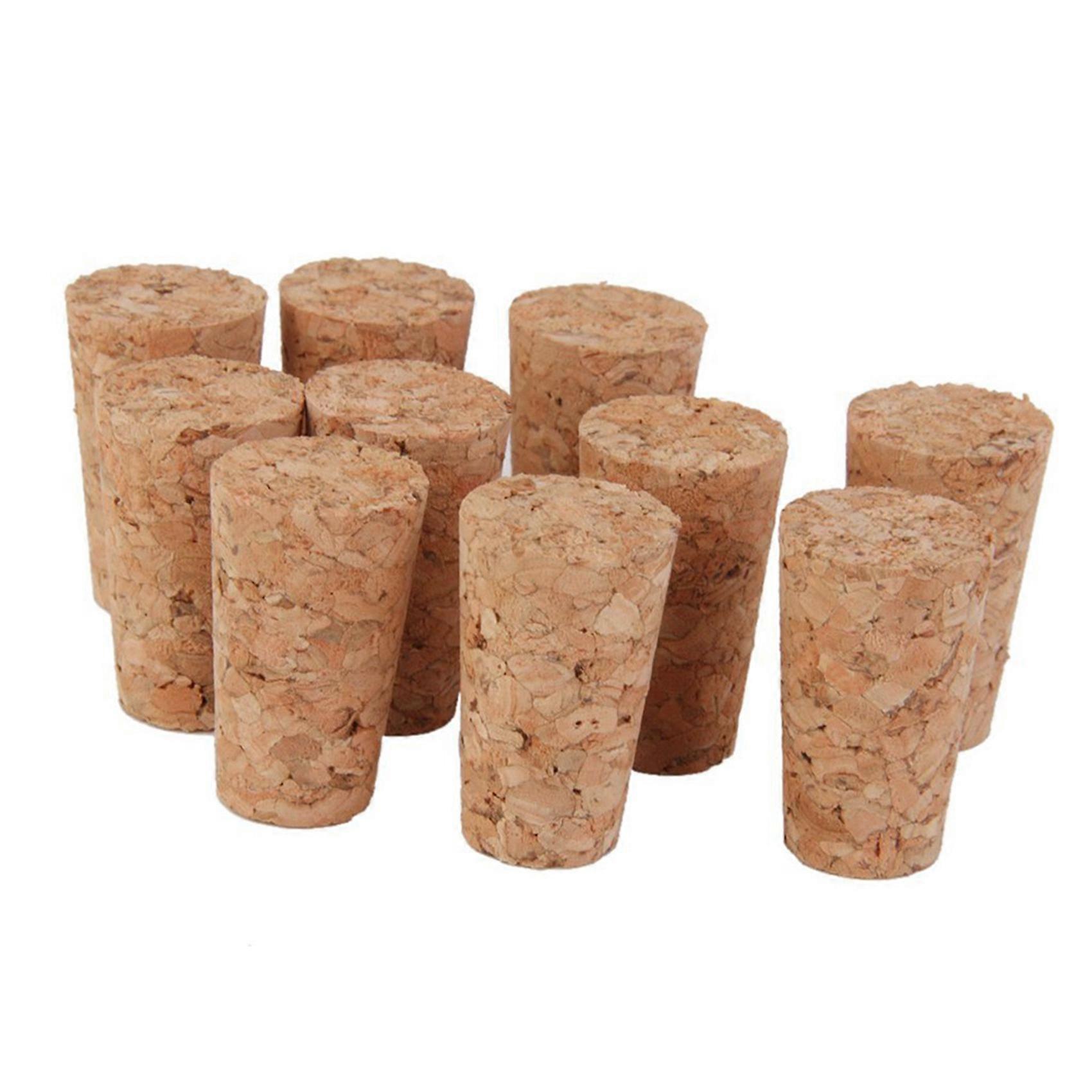 10 stuks taps toelopende kurkenstoppers DIY knutselkunst modelbouw 22*17*35mm