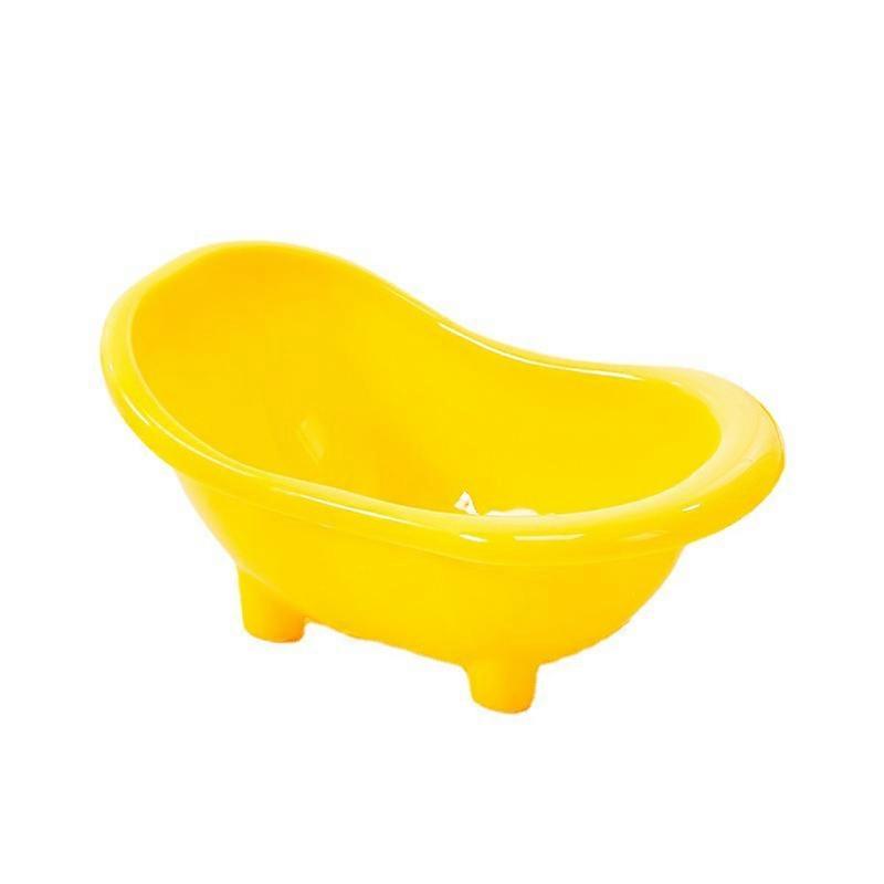 ZK-Hamster small pet bath yellow 1