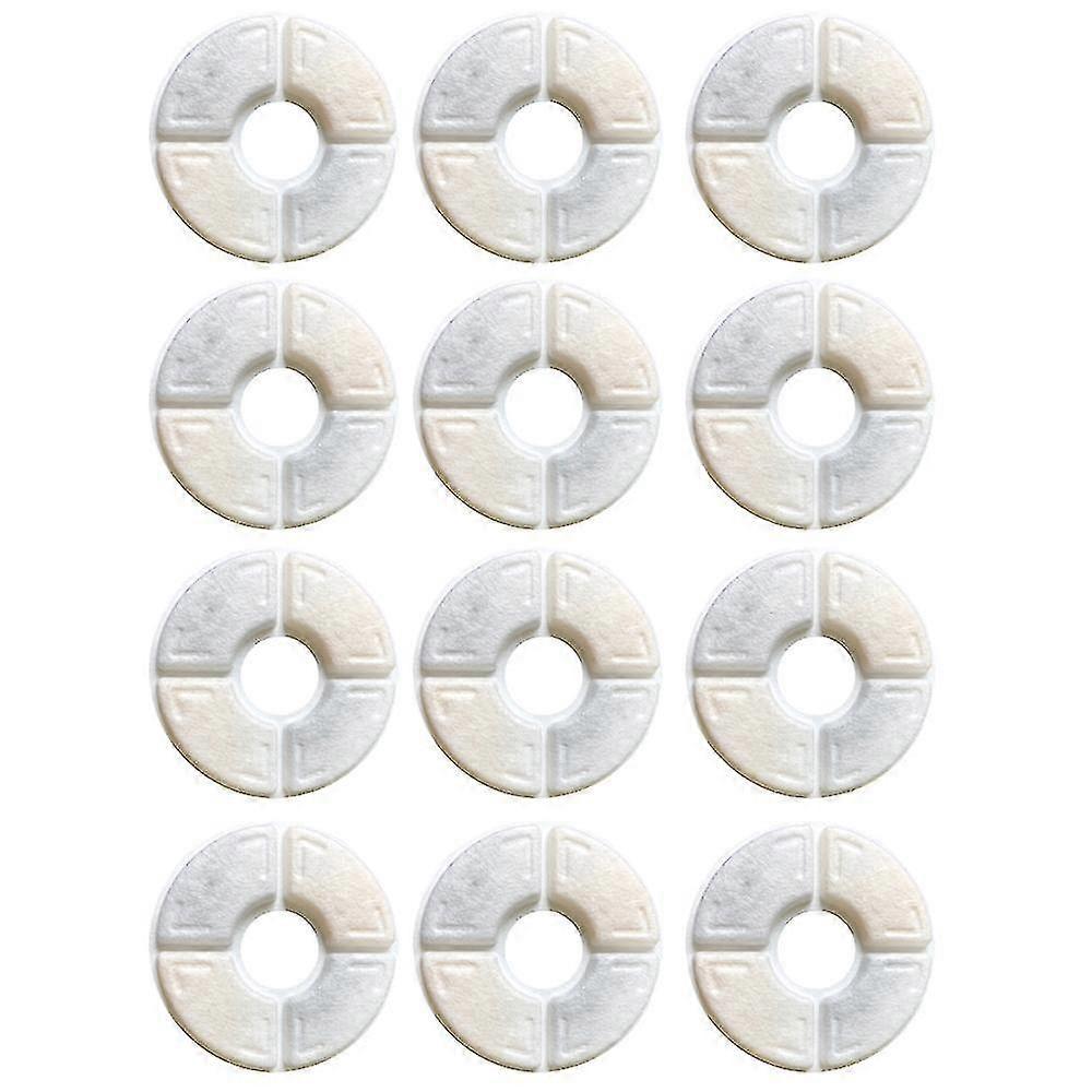 12pcs Pet Cat vanndispenser erstatningsfilter aktivert karbonfilter vanndispenser
