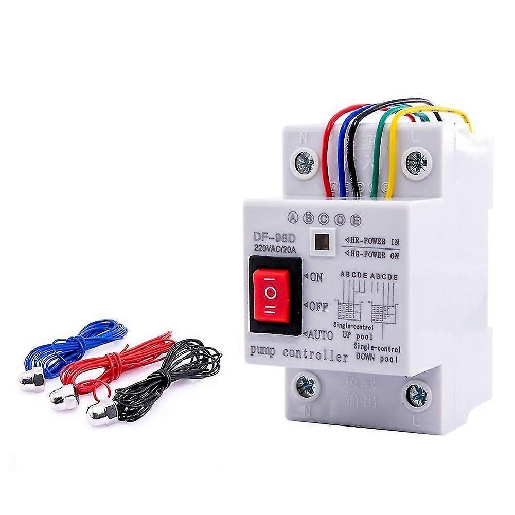 Df-96dk Automatic Water Level Controller Switch 20a 220v Water Tank Liquid Level Detection Sensor C