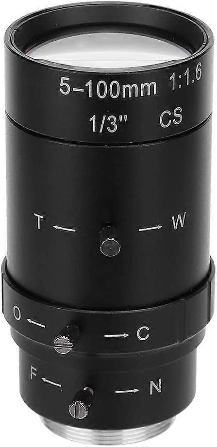 1.3MP ζουμ Camer φακός 5-100mm CS-τοποθετεί το φακό καμερών CCTV κραμάτων αλουμινίου για την κάμερα ασφαλείας