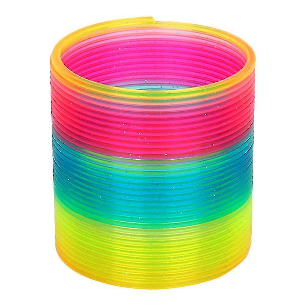 ジャイアントマジックレインボースプリングおもちゃロングプラスチックマジックスプリングクラシックノベルティおもちゃ1Y