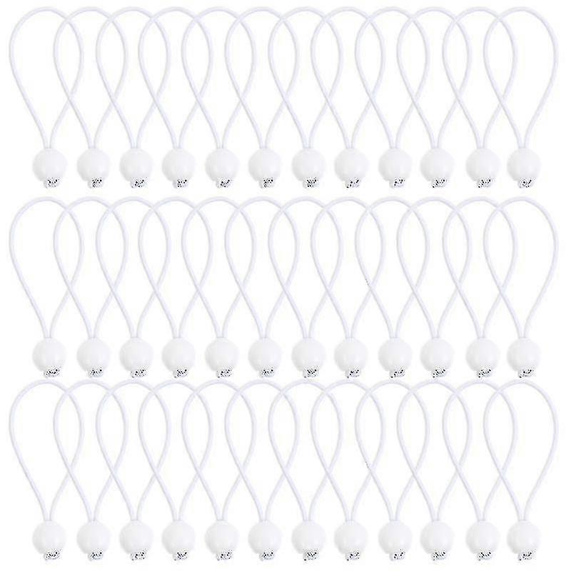 30pcs Ball Bungee Cords Heavy Duty Ball Bungee Cords For Camping Tarp Tent
