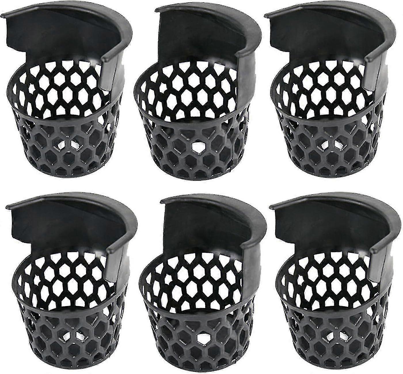 6 Pieces Pool Table Billiard Pockets Set, Billiard Ball Baskets Billiards Supplies With 12 Screws Durable Replacement Pockets Web