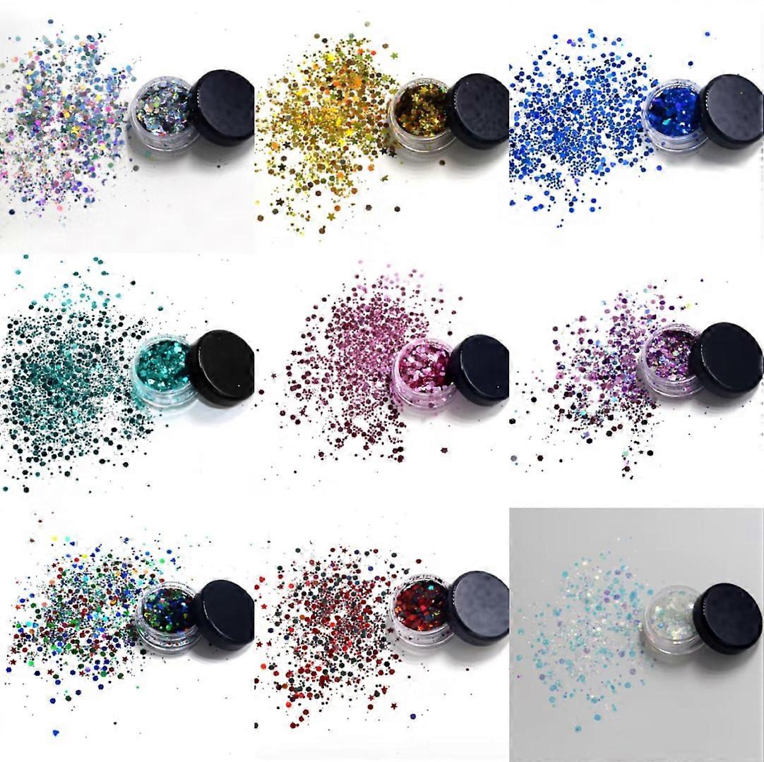 Holographic Chunky Glitter 9Colors Face