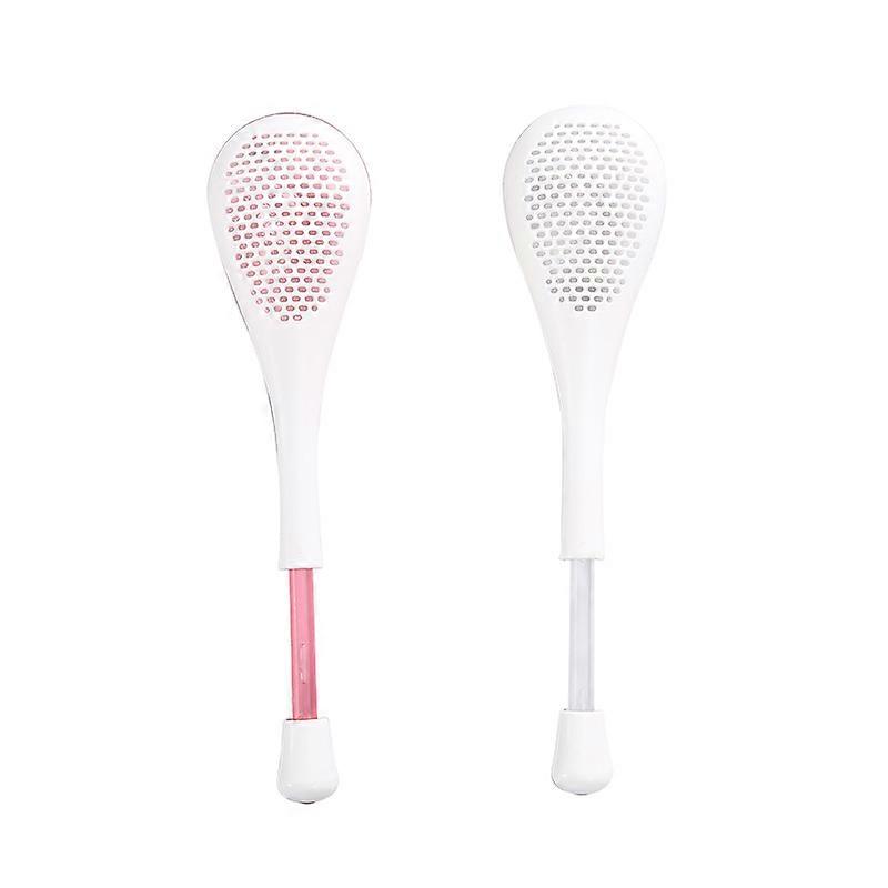 2pcs Home Handheld Flour Sifter pink+white