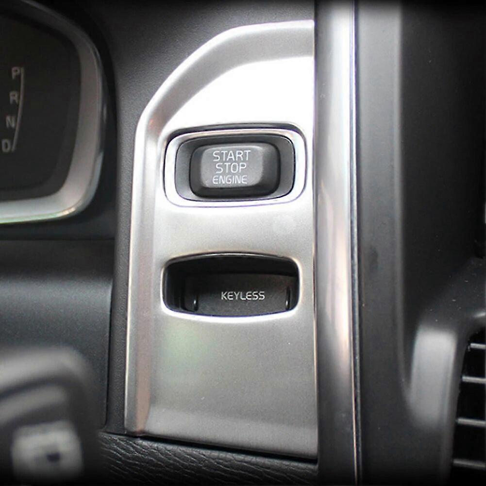 Car Styling Chrome Ignition Device Key Hole Frame Keyhole Decorative Cover for Volvo XC60 2012-2017 Accesorii interioare