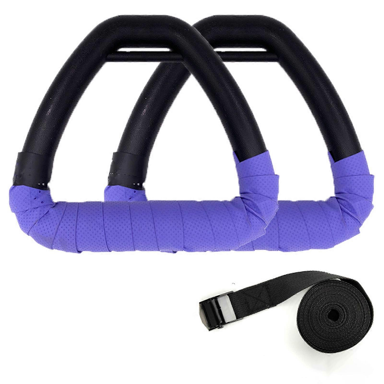 Kaesi 1 Set Gym Rings Ergonomics Sweat-Absorbed Strong Load-bearing Strength Training Full Body Training Pull Up Rings Fitness Equipment