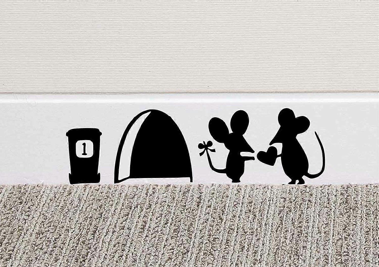 Mouse Pattern Vinyl Wall Sticker