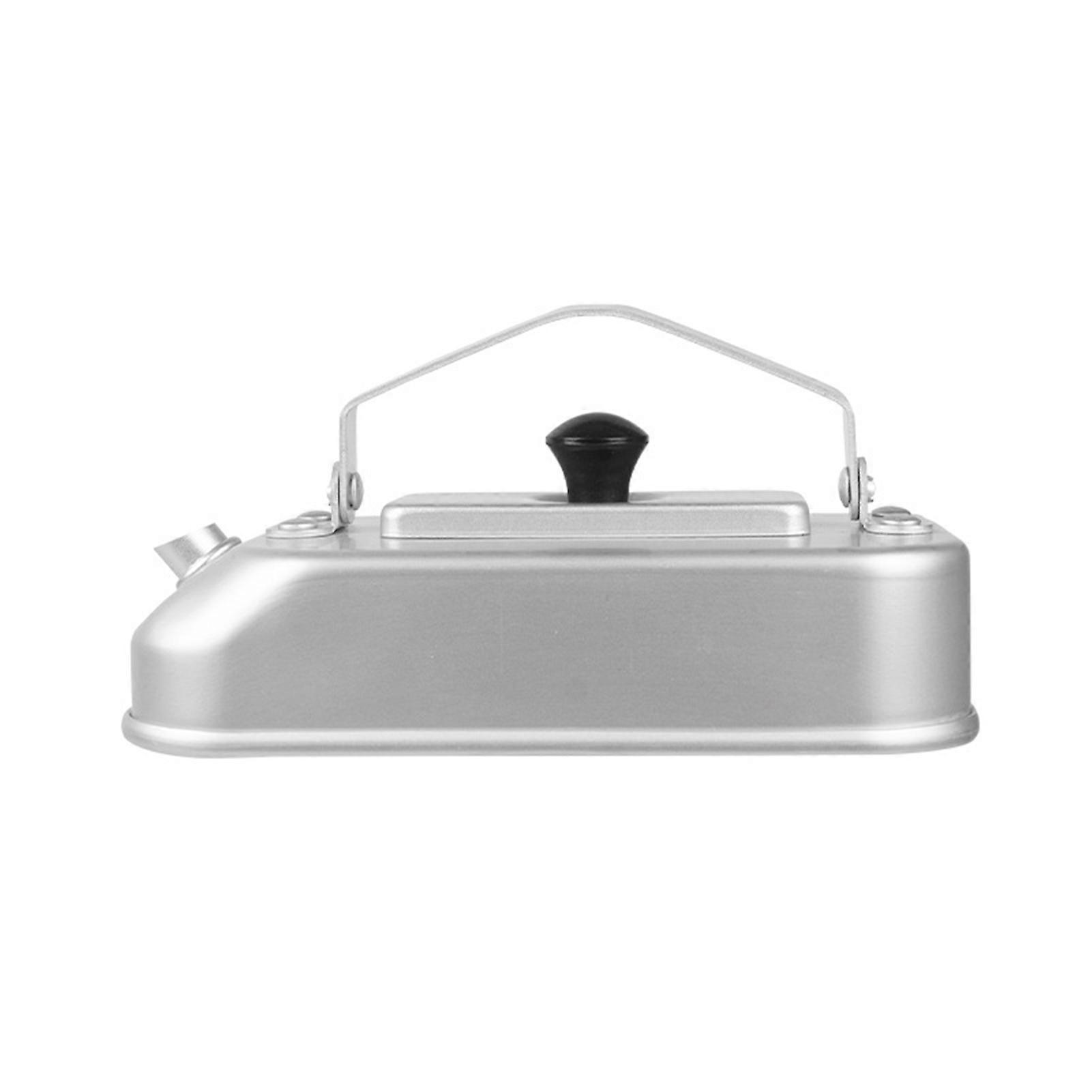 300ml Camping Kettle Portable Small Capacity Rectangle Pot Food Grade Multifunctional Cookware Aluminum Outdoor Picnic Hiking Boiling Water Pot Campin