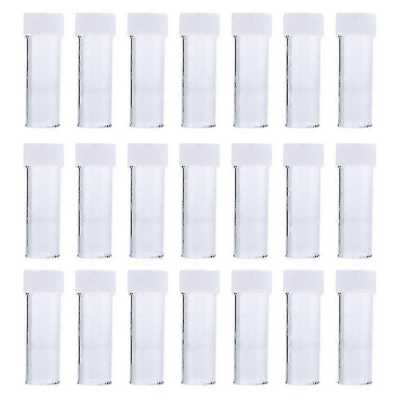 50pcs Sputum Sample Storage Bottle Clear Laboratory Bottle Specimen Bottles