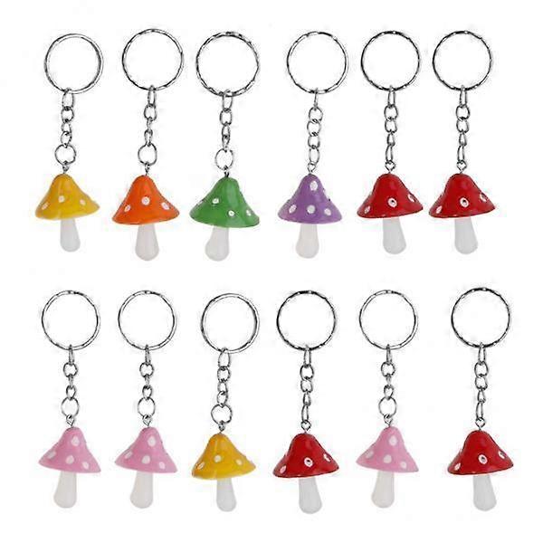 2x12pcs Setas Llaveros