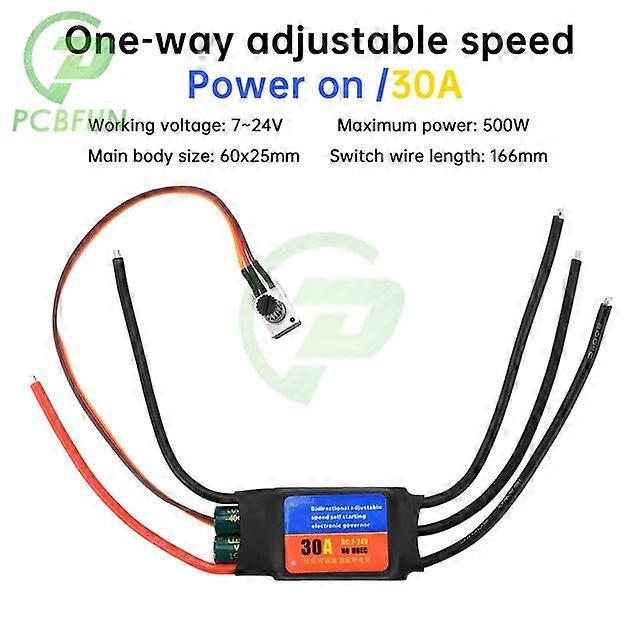 Diy Fan Modification Violent 30a 60a Brushless Motor Driver Bidirectional Unidirectional Self-starting Forward/reverse