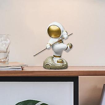 Ornamento de astronauta Gabinete moderno Accesorios decorativos decorativos para el hogar Gong Fu para escritorio de oficina - A