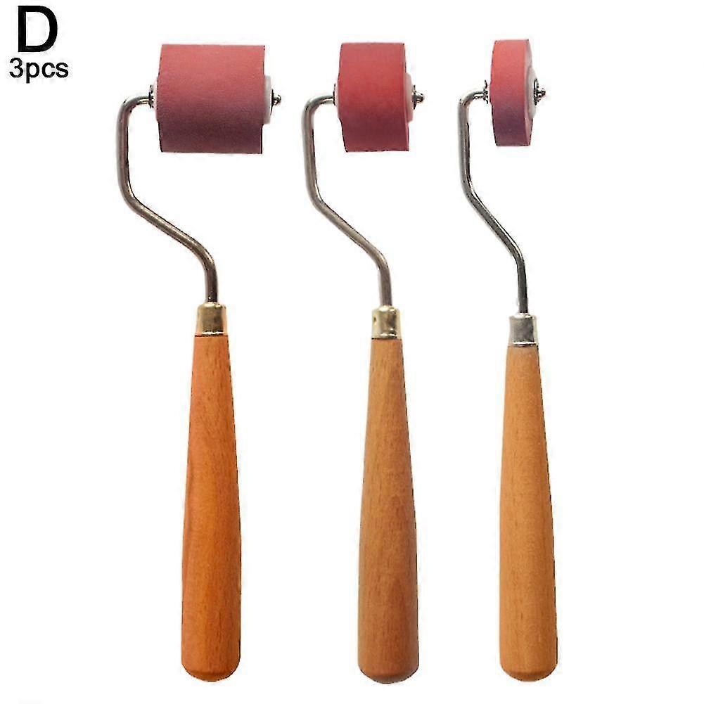 Roller Rubber Brayer Stamping Rollers Ink Printmaking Printing Tool>`