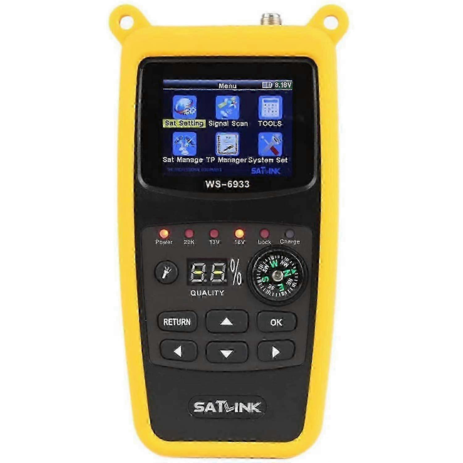 WS-6933 DVB-S2 FTA C&KU Band Digital Satellite Meter Finder