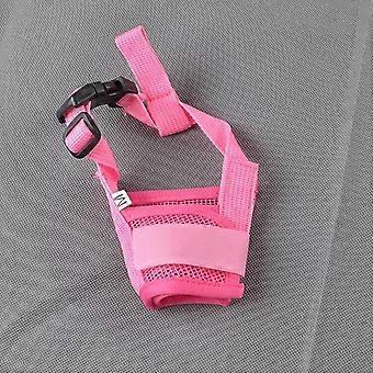 Dog Safety Muzzle Muzzel Adjustable Biting Barking Chewing Pet Dog Adjustable Mask Bark Bite Mesh Mo