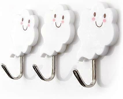 3PCS Creative Wall Hook Stainless Steel Wall Hook Extra Adhesive Waterproof Hook -4