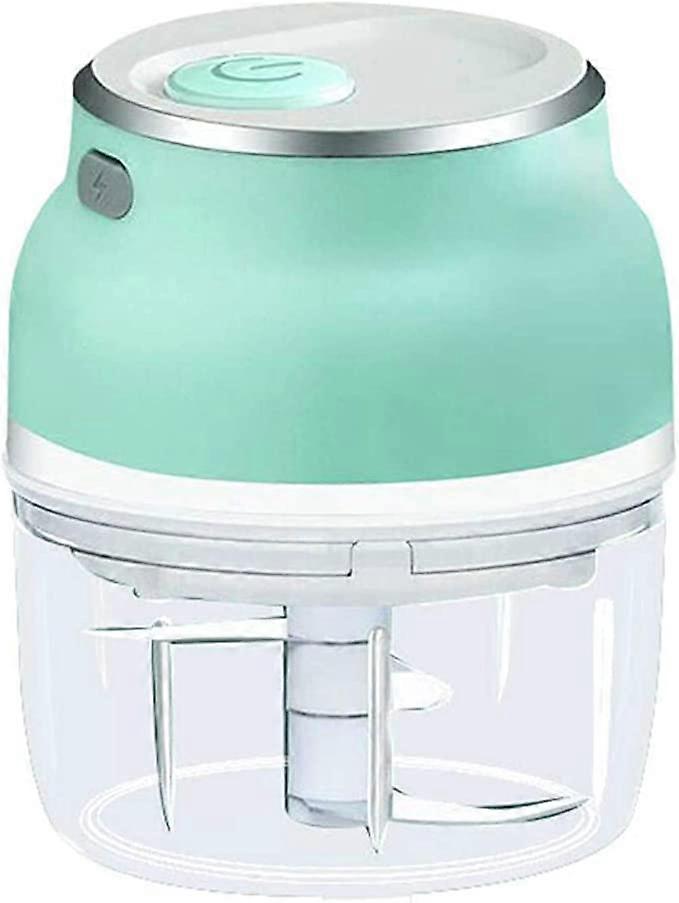 Electric Garlic Chopper Mini Portable Fruit Vegetable Cutter Chopper Onion Chili Food Processor for Kitchen