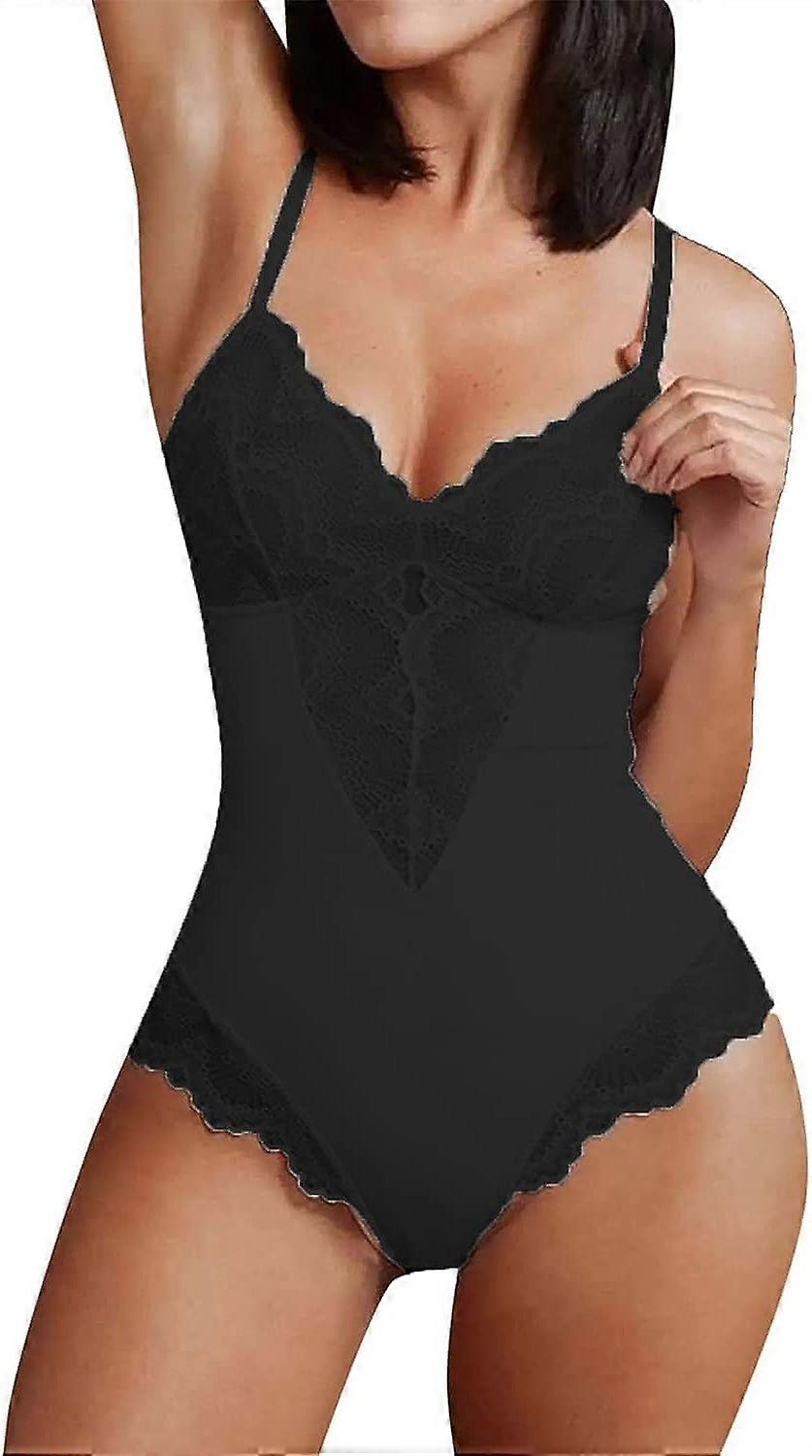 Sexy Lingerie Teddy Plus Size Women's Bodysuits One Piece ace Deep V-Neck  Sexy Sling Underwear Jumpsuit (XL-4XL) | Fruugo NO