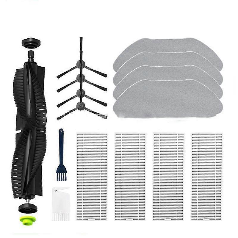 Sweeper S10 X100 MAX Main Roller Brush Filter Mesh Haipa Side Brush Rag Mop Accessories For 360 Qihoo Sweeper