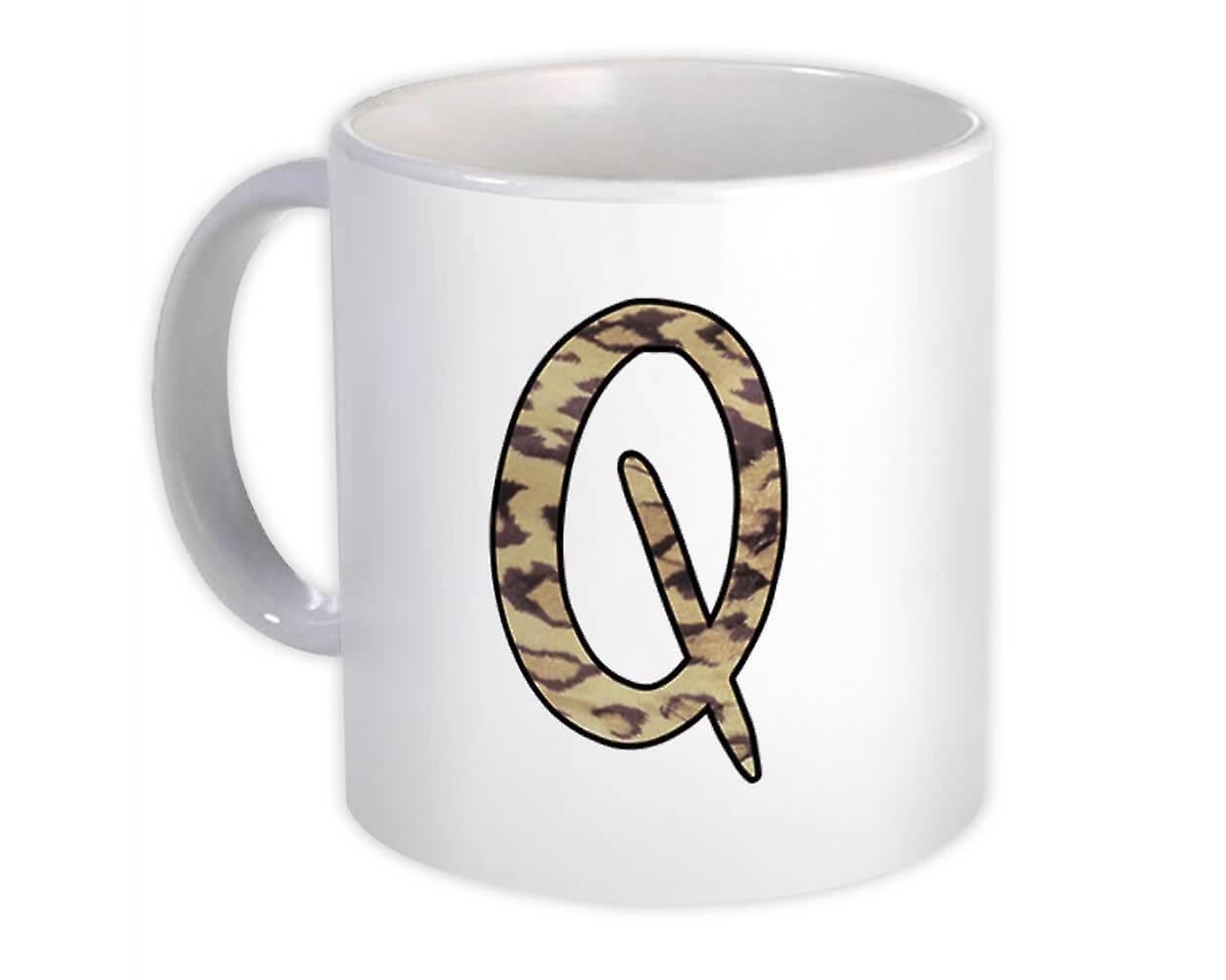 Gift Mug: Monogram Letter Q Initial