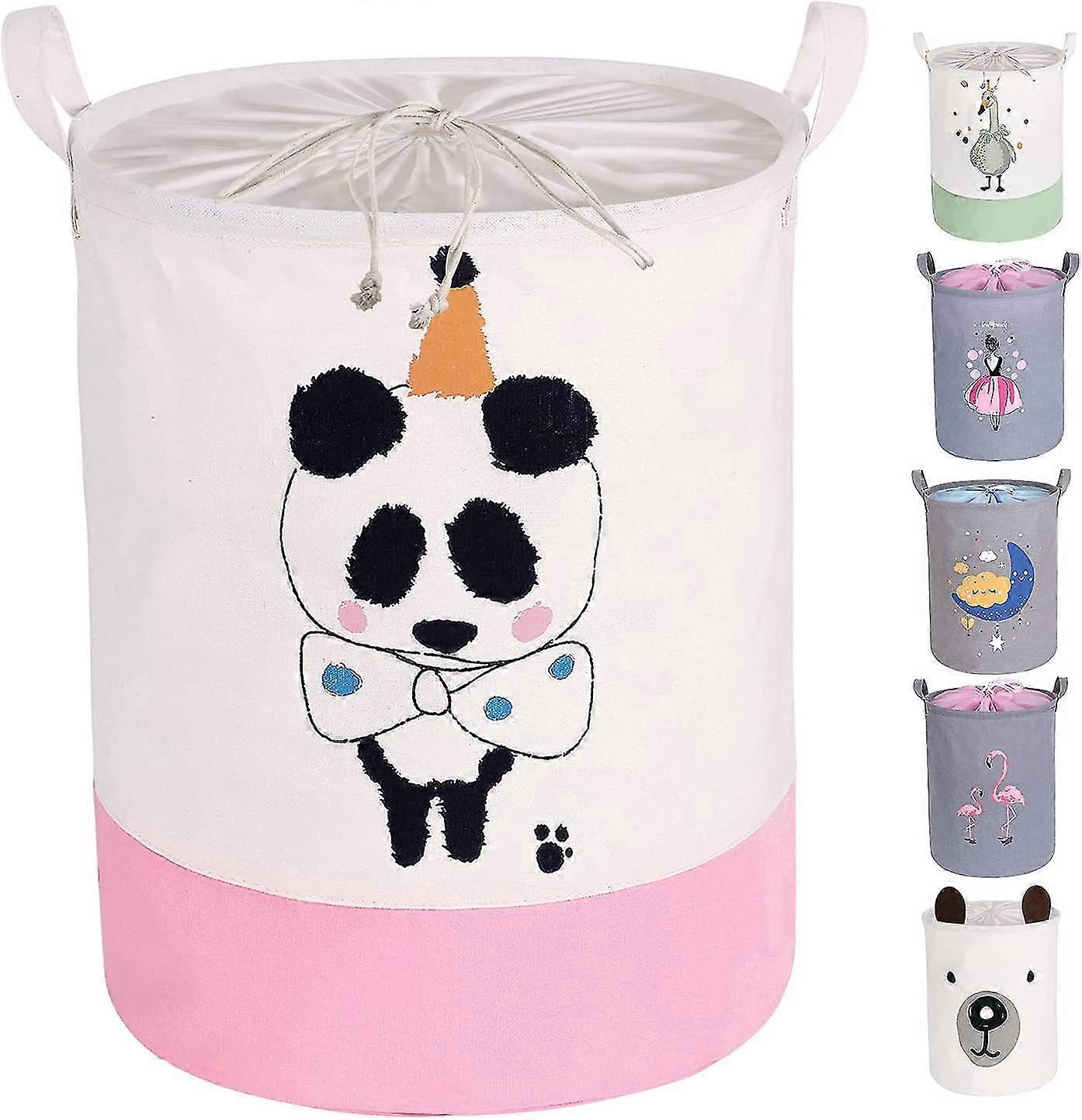 Basket With Drawstring Laundry Hamper Toy Basket Children's Room Basket Large Foldablestyle 1