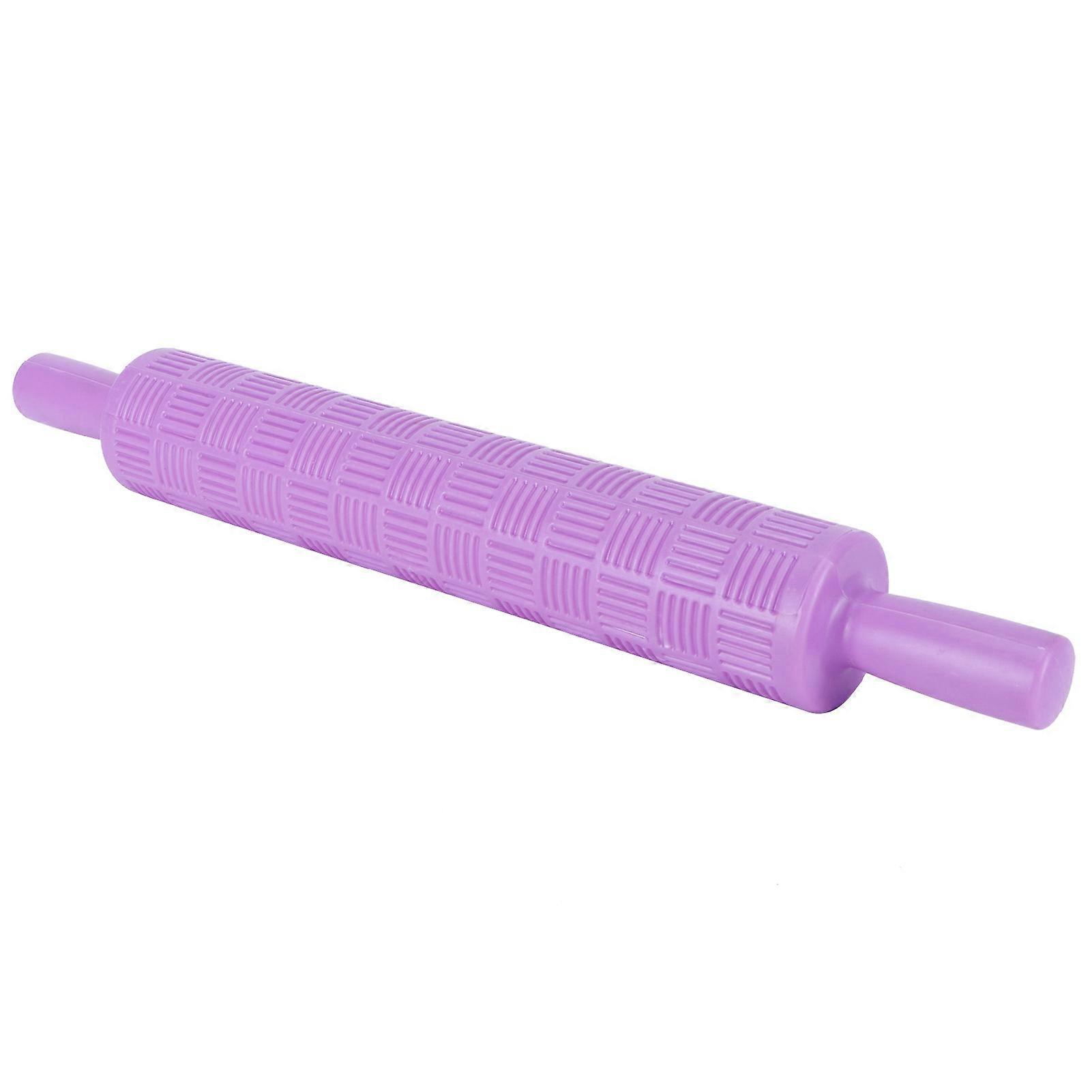 Grid Fondant Cake Rolling Pin Embossing Roller for Bakery Cookies Pastry Decorating Tools
