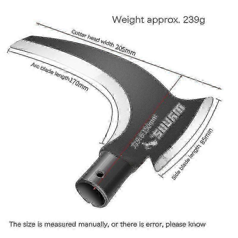 Dobbel sigdhode Fjelllandbrukssigdklipping Langt håndtak Stålsigd